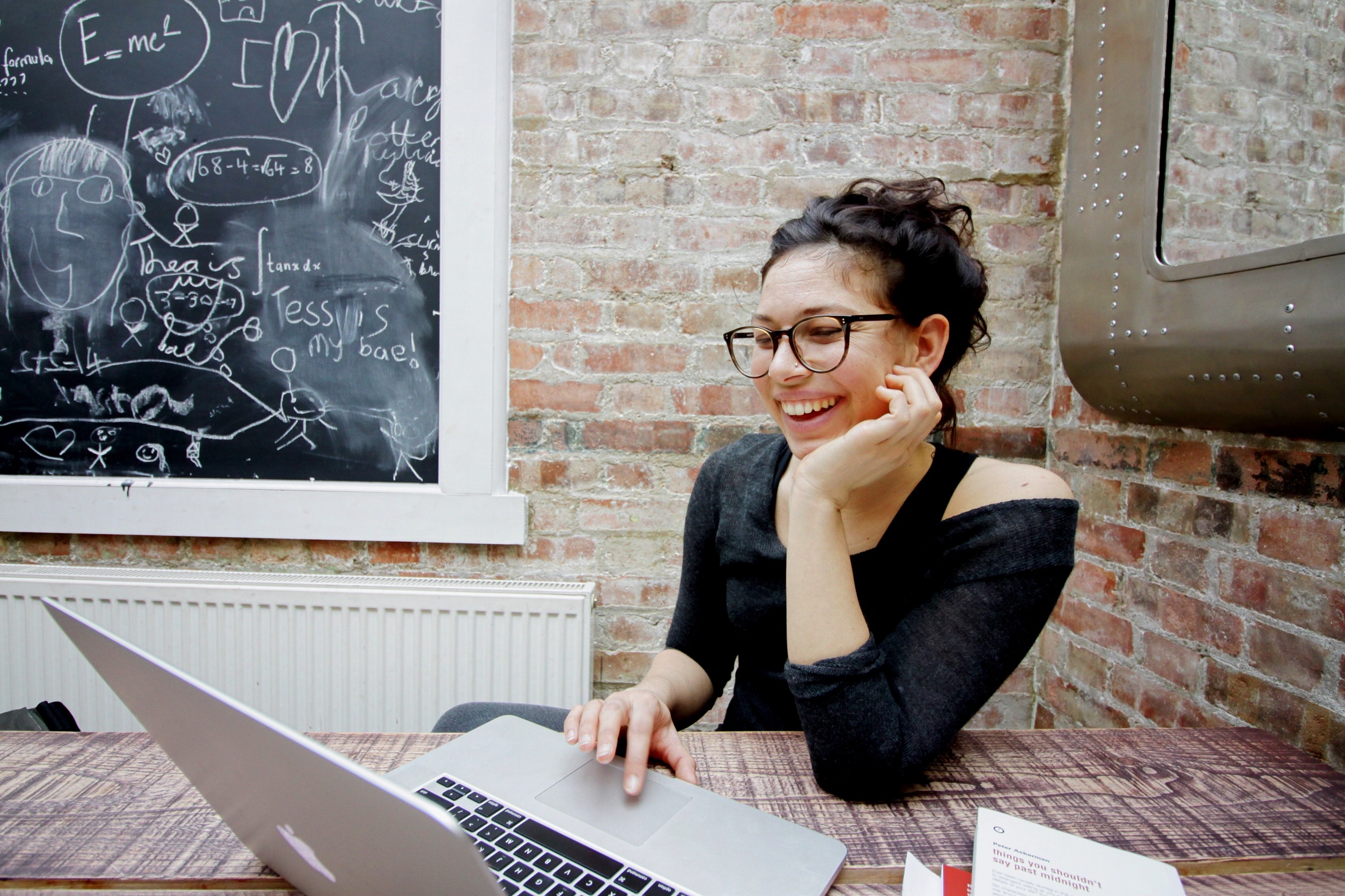 woman at laptop