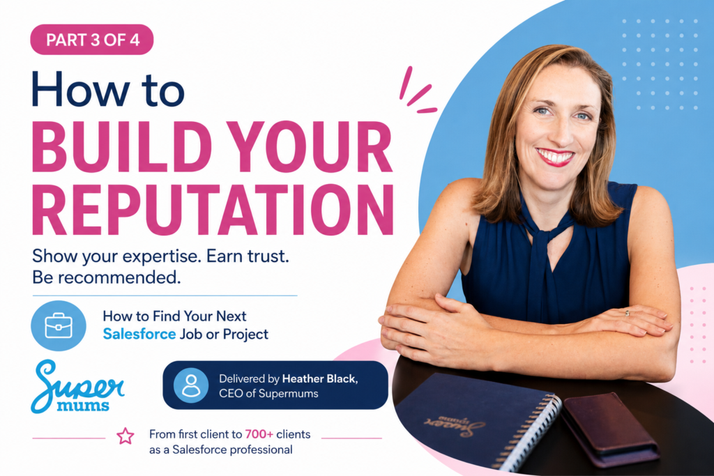 How to find your next Salesforce job - Building your Reputation