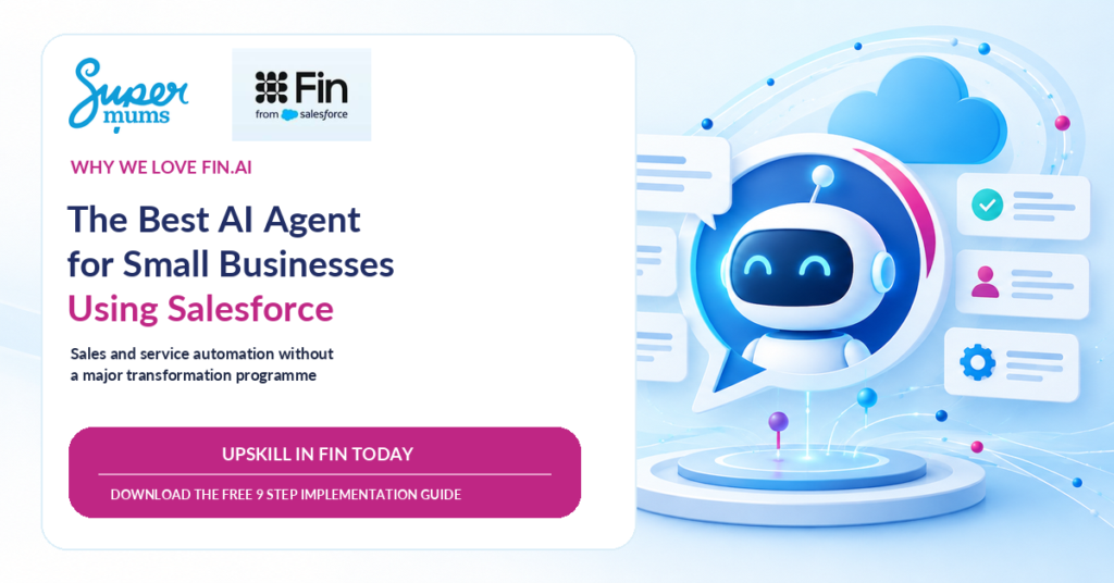 The best Ai agent for small business using Salesforce - Fin.